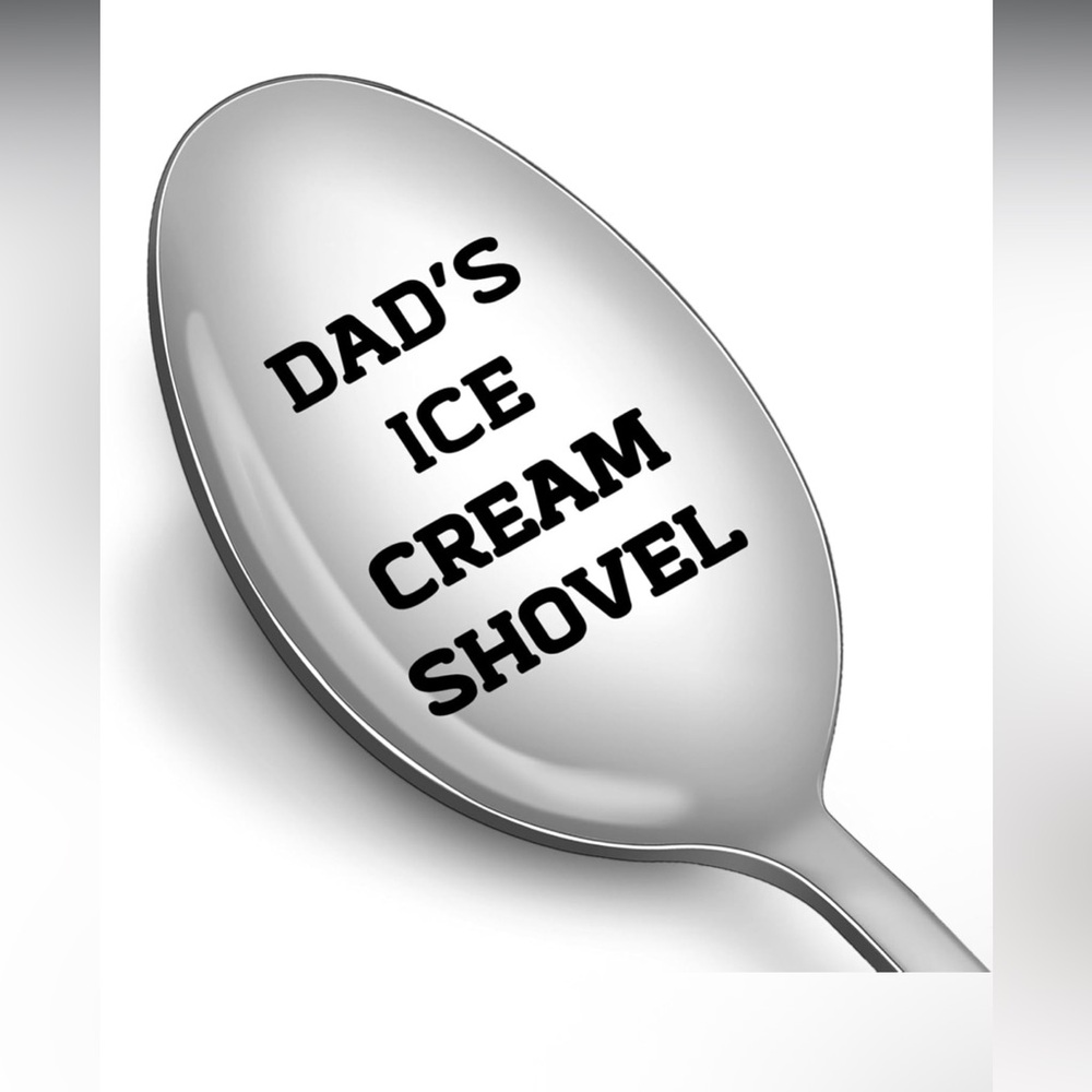 Silver Ice Cream Shovel Spoon